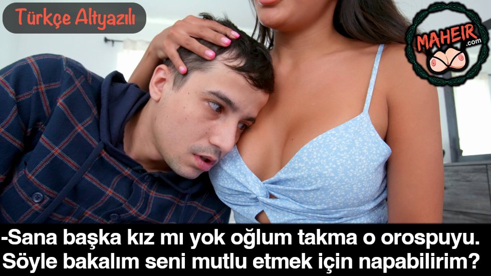 Annesine Sarılıp Dertleşirken Gözünü Memelerden Alamadı