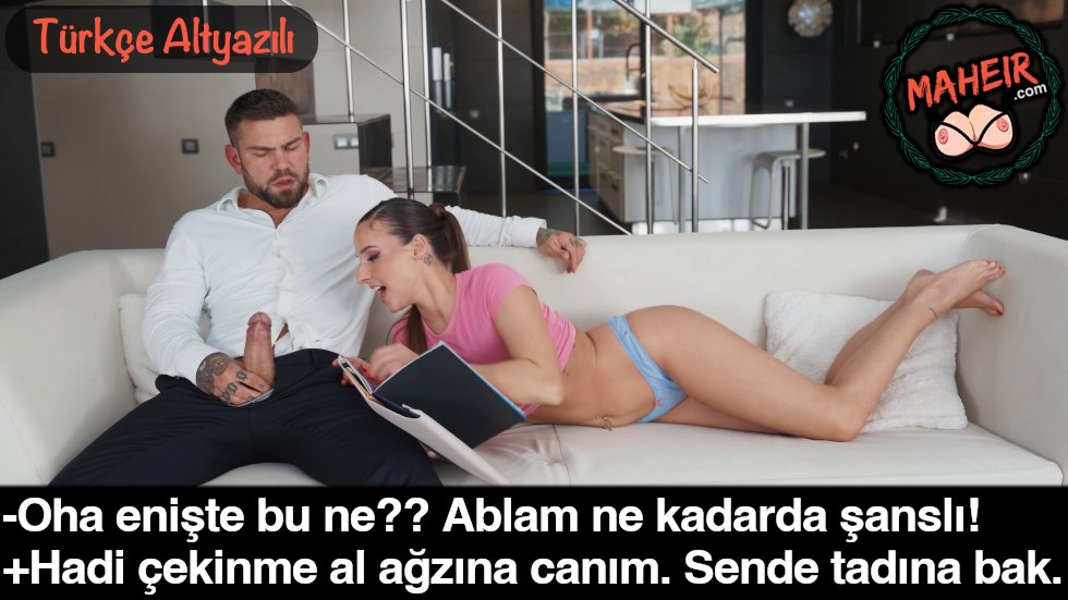 Koltukta Uzanıp Kitap Okuyan Baldızına Yarrağını Gösterdi